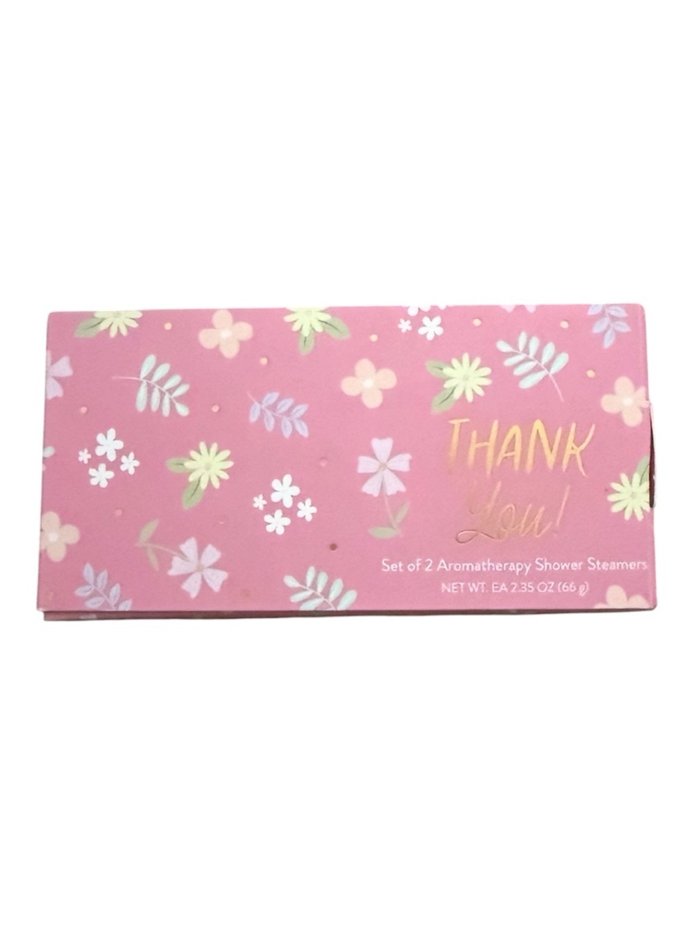 Aromatherapy Shower Steamers - Pink Floral Thank You Gift Set